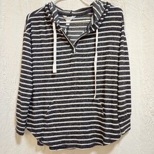 Market & Spruce Knit Hoodie Size XS Petite